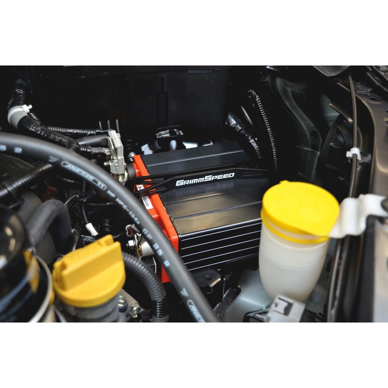 GrimmSpeed Lightweight Battery Mount Black - 2008-2021 Subaru WRX/STI