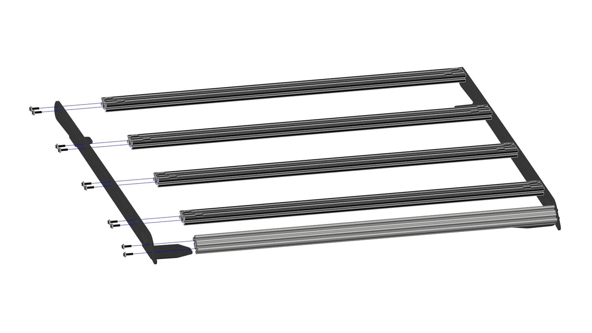 Kawasaki Teryx KRX (No Roof) 2020-2021 Roof Rack Cutout for 40 Inch Light Bar Prinsu