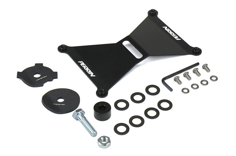 PERRIN Front License Plate Relocation Kit for FMIC - 2018-2021 Subaru WRX / STI