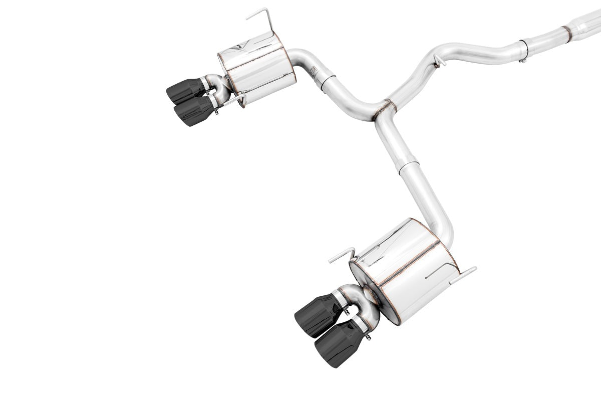 AWE Touring Edition Cat-Back Exhaust (Diamond Black Tips) - 2011-2021 Subaru WRX / STI