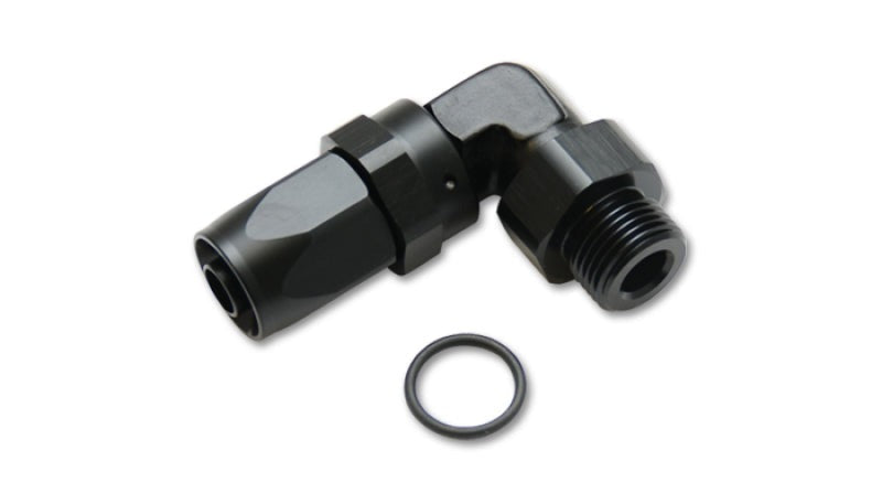 Vibrant Performance Male Hose End Fitting, 90 Degree, -12AN, Thread: (10) 7/8in-10, AN Performance Fluid Plumbing - Part 24910