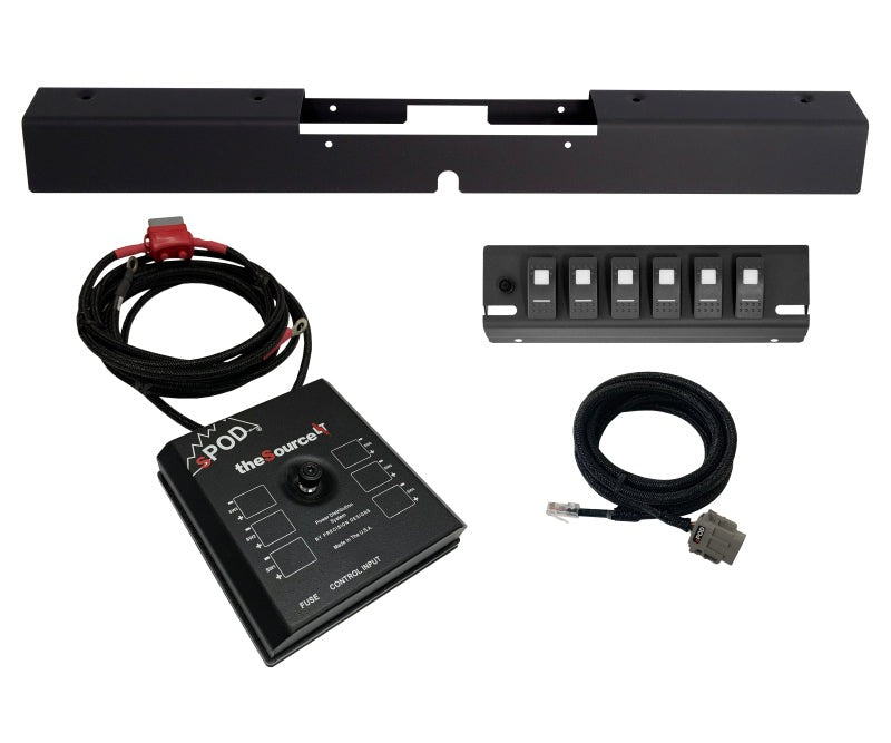 sPOD 03-06 Jeep Wrangler TJ/LJ SourceLT w/ Blue LED Switches