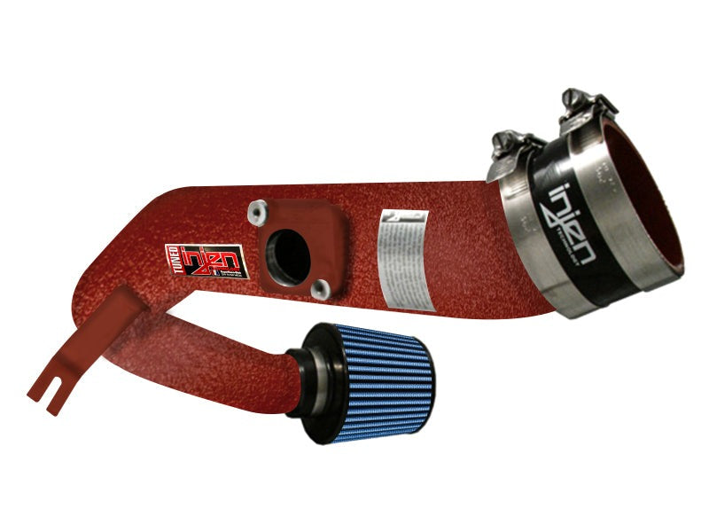 Injen Wrinkle Red Cold Air Intake - 2002-2007 WRX Sedan Only / 2004 STI