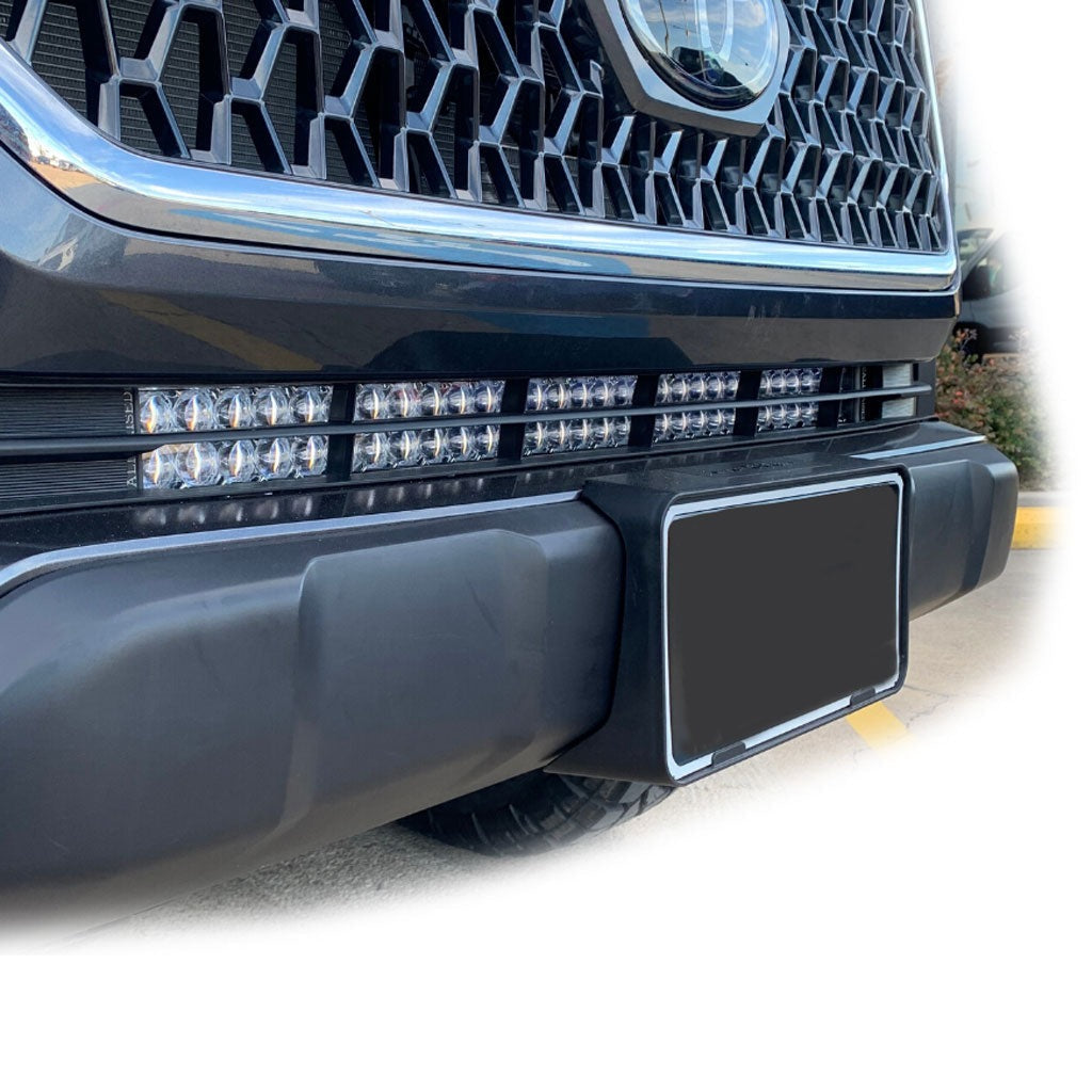 16+ Toyota Tacoma 32" LED Bar Lower Bumper Hidden Mounts Combo Kit