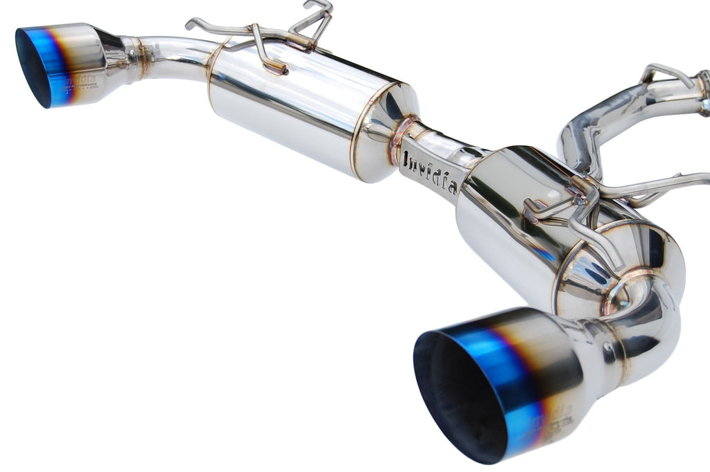 Invidia N2 Cat Back Exhaust - Titanium Tips - 2013-2024 Scion FR-S / Subaru BRZ / Toyota 86