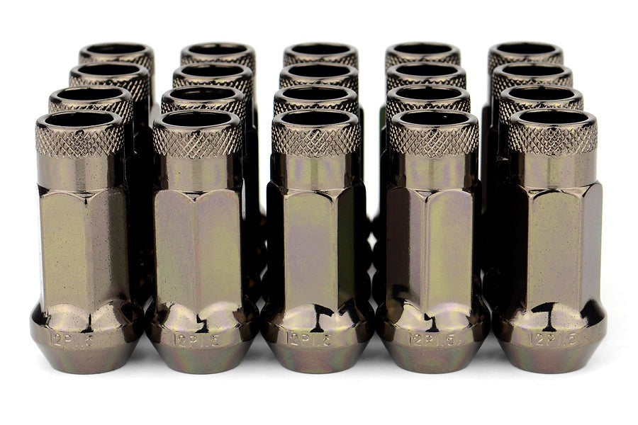 Wheel Mate Muteki SR48 Open End Lug Nuts - Titanium 12x1.50 48mm