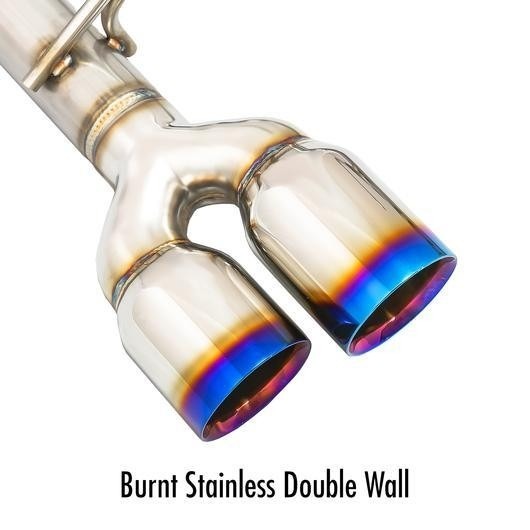 Remark Axleback Exhaust Titanium Stainless Double Wall Tip SPT Version - 2015-2024 Subaru WRX / 2015-2021 STI+
