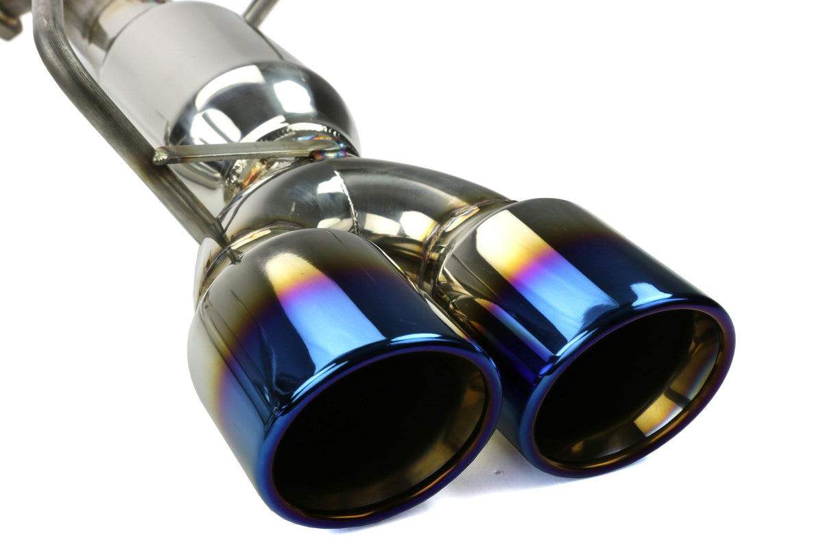 ETS Axle Back Exhaust System w/ Muffler Blue Tips - Subaru Models (inc. 2015-2020 WRX / 2015-2018 STI)