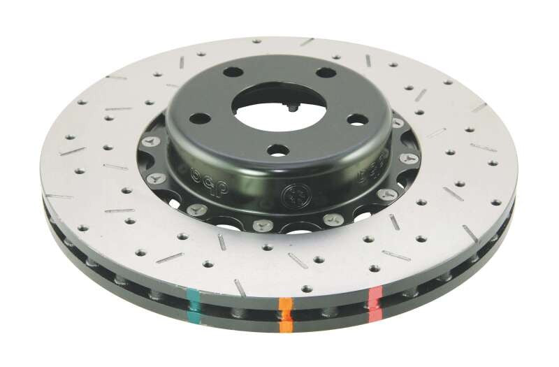 DBA 5000 Series Front Drilled & Slotted 2-Piece Rotor w/ Black Hat - 2002-2010 Subaru WRX / 2013-2016 Scion FR-S / 2013-2020 Subaru BRZ