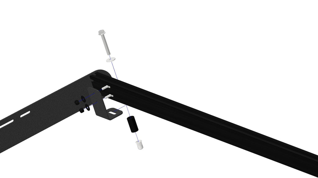 Polaris Ranger Crew 4 Seat Prinsu Roof Rack 2015-2021 Cutout for 30 Inch Light Bar Prinsu