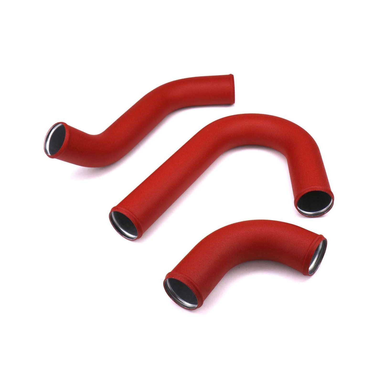 GrimmSpeed Front Mount Intercooler Pipe Kit Red - 2015-2021 Subaru WRX