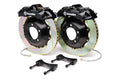Brembo Gran Turismo 6 Piston Front Brake Kit Black Slotted Rotors - 2008-2014 Subaru WRX / 2010-2011 Legacy 2.5i