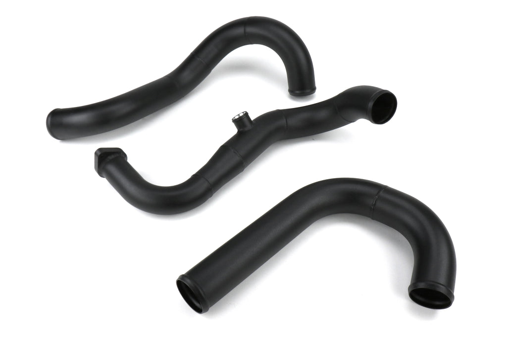 TurboXS Front Mount Intercooler Kit Wrinkle Black - 2015-2021 Subaru WRX