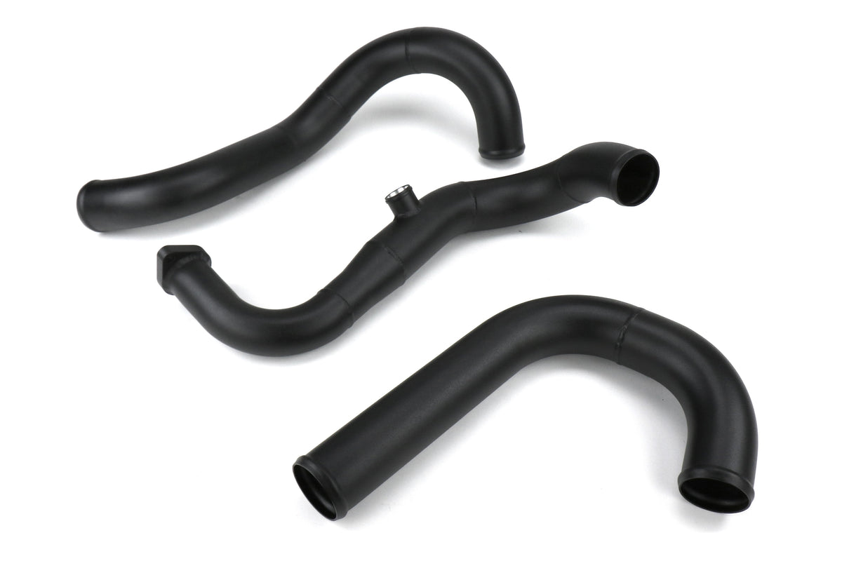 TurboXS Front Mount Intercooler Kit Wrinkle Black - 2015-2021 Subaru WRX