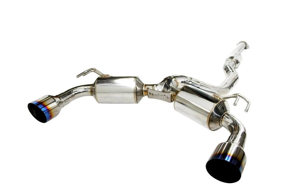 Invidia N2 Cat Back Exhaust - Titanium Tips - 2013-2024 Scion FR-S / Subaru BRZ / Toyota 86