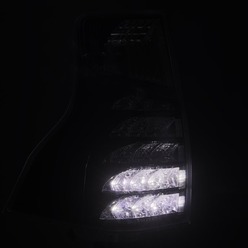 AlphaRex 14-21 Lexus GX470 PRO-Series LED Tail Lights - Alpha Black
