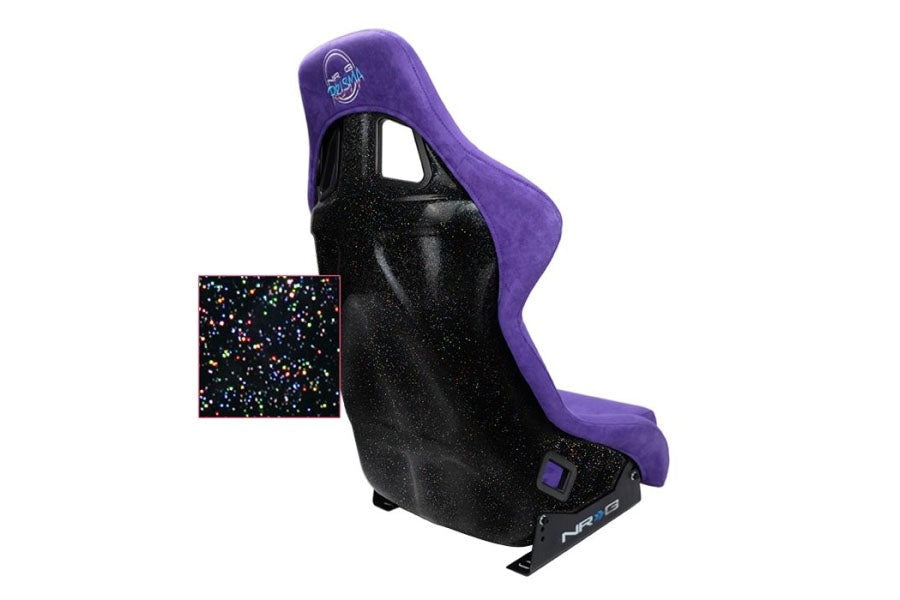 NRG Innovations FRP PRISMA Large Competition Seat Vegan Alcantara Purple - Universal