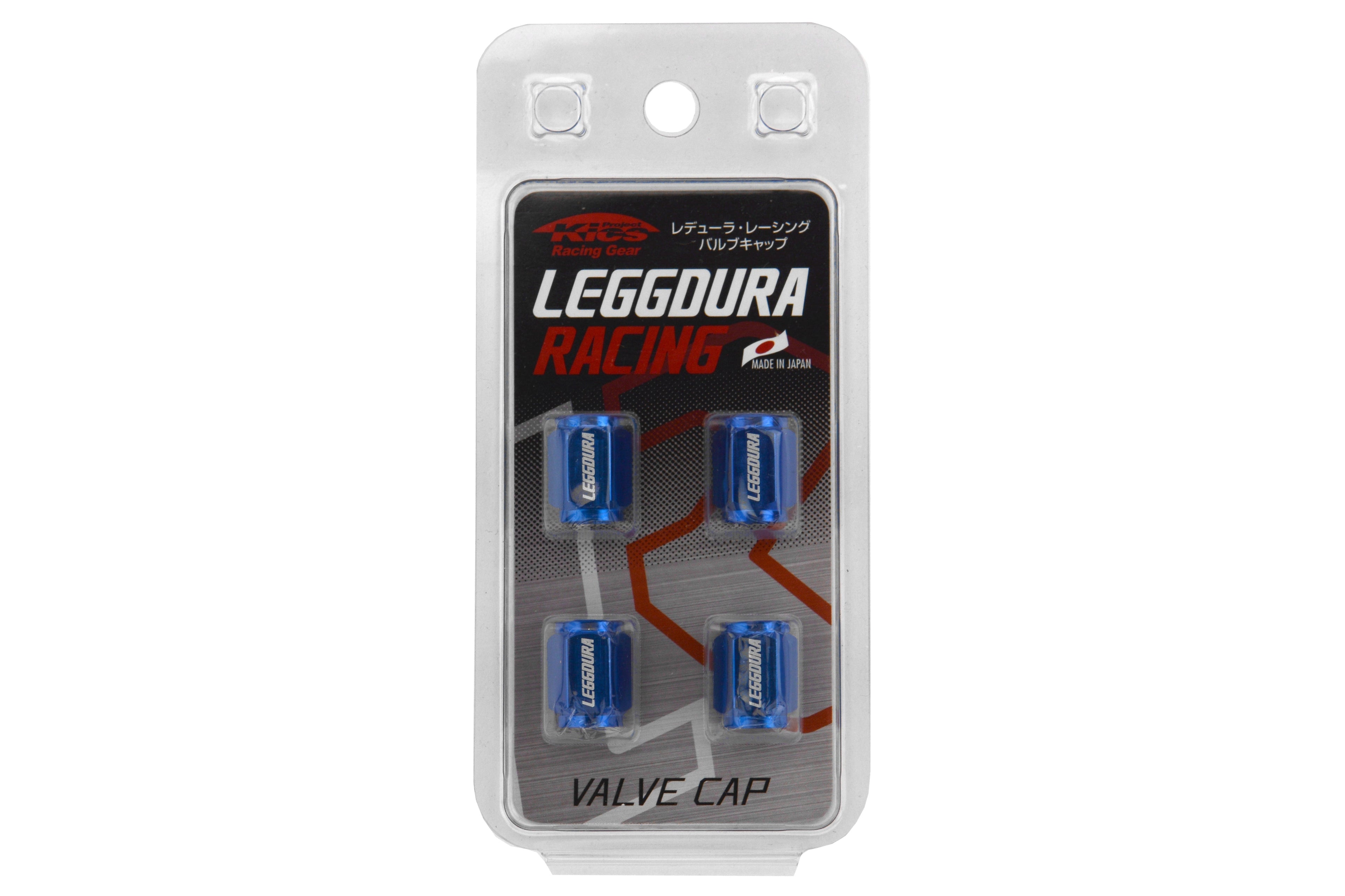 Project Kics Leggdura Racing Blue Valve Cap