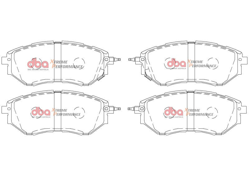 DBA XP650 Brake Pads - Front - 2005-2008 Subaru Legacy