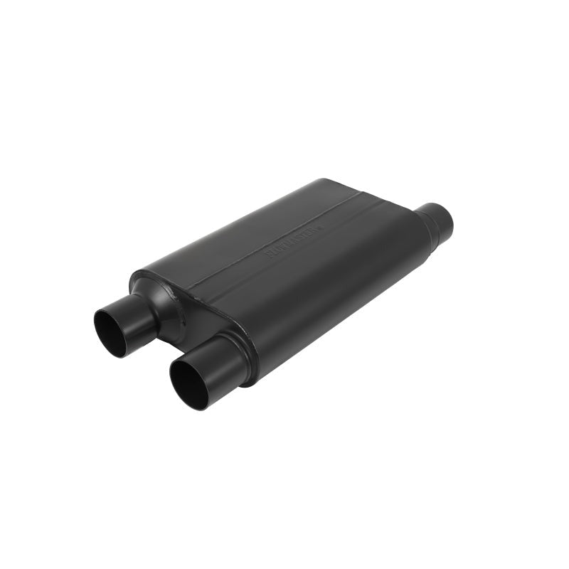 Flowmaster 80 Series 2.5-Inch Offset Inlet / Dual 2.5-Inch Outlets Muffler - 842583