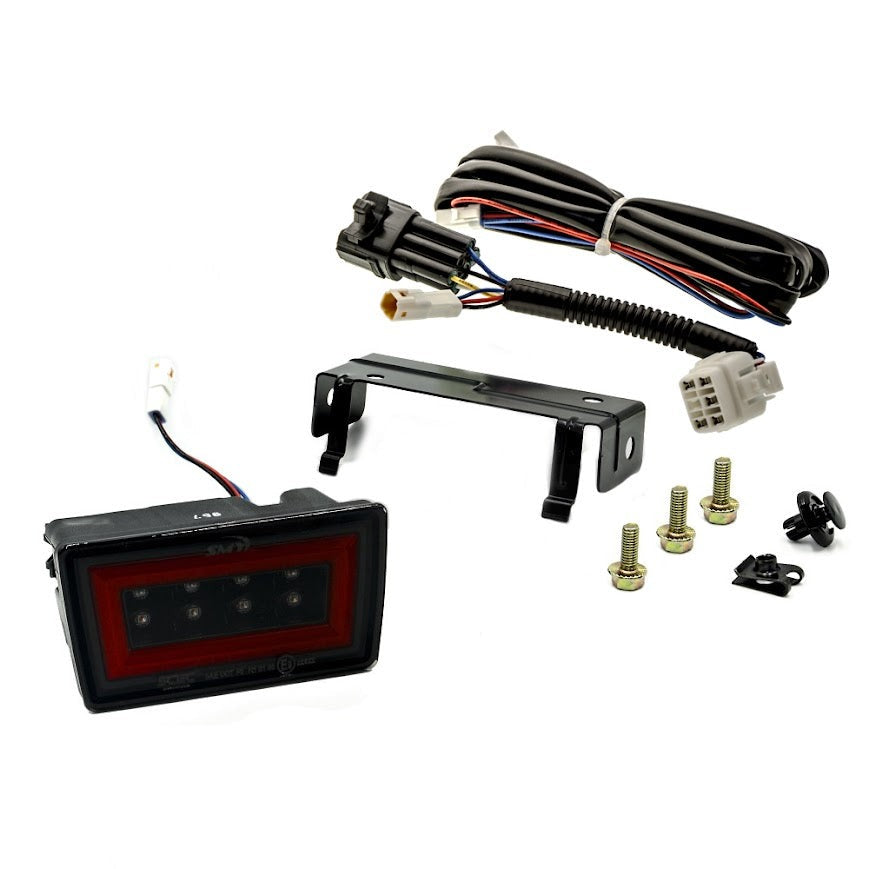 SMY F1 V3 Hyperflash (RBL) Smoked w/ DRL Red Light Bar - 2022-2026 Subaru WRX