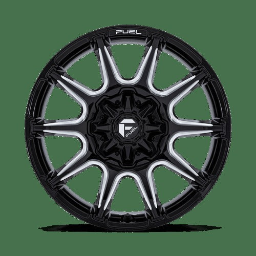 D880 22X10 8X170 G-BLK MILL 10MM