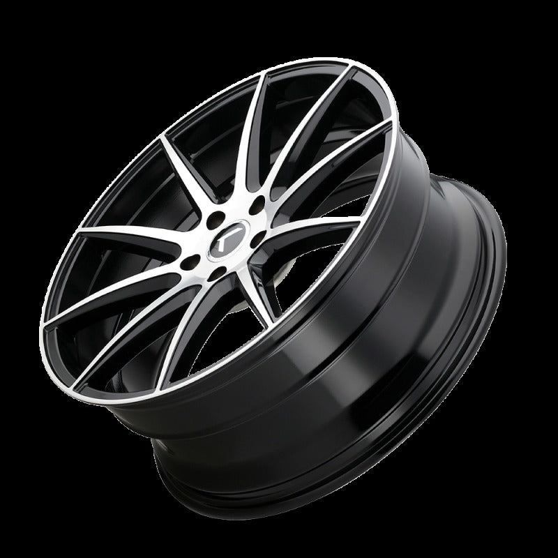 Kraze KR194 Cosmos 18x8 5x120 +40 Offset Gloss Black Machined Wheel