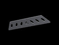 Artec Industries Jeep JK Bare Steel Nighthawk Mid-Tube Stinger Front Bumper w/ Alum Skid Bare Steel