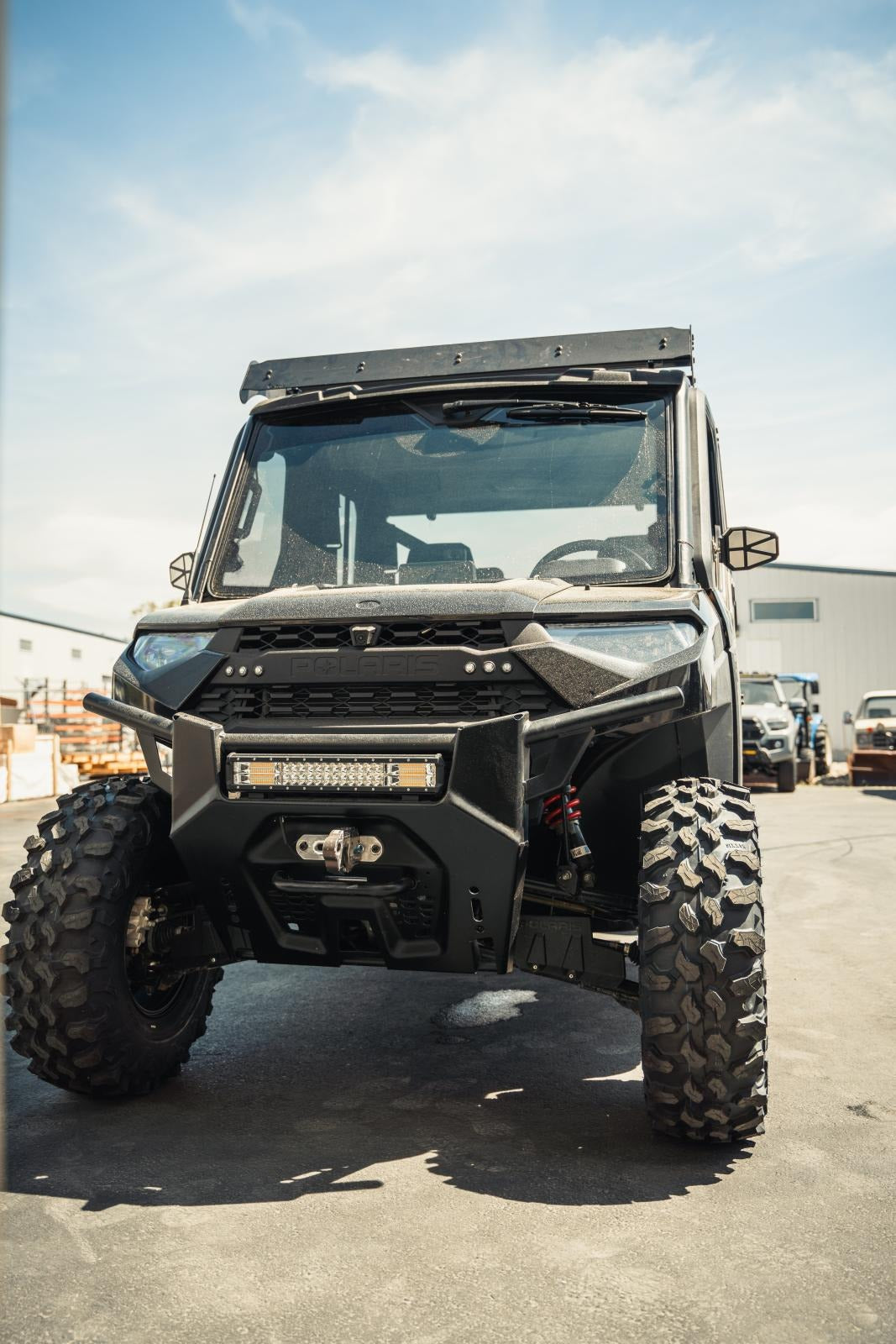 Polaris Ranger Crew 4 Seat Prinsu Roof Rack 2015-2021 Cutout for 30 Inch Light Bar Prinsu