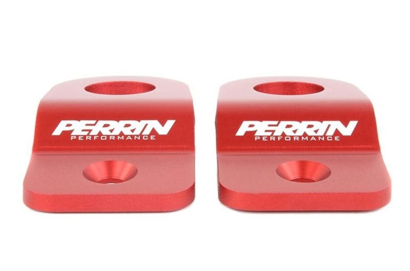 PERRIN 08-14 Subaru WRX/STI / 08-11 Impreza / 08-10 Outback Upper Radiator Bracket Set - Red