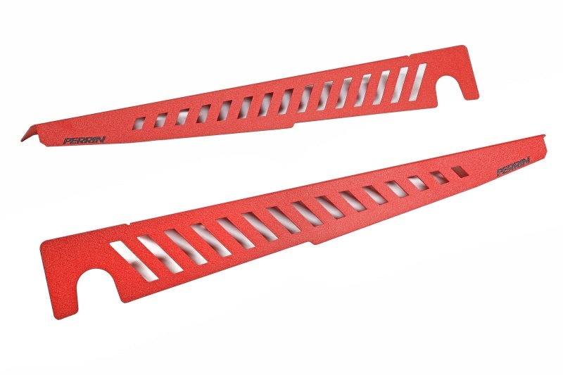 PERRIN Fender Shroud Set - Red - 2022-2026 Subaru WRX