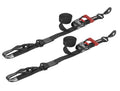 SpeedStrap 1 1/2In x 10Ft Ratchet Tie-Down w/ Soft-Tie (2 Pack) - Black