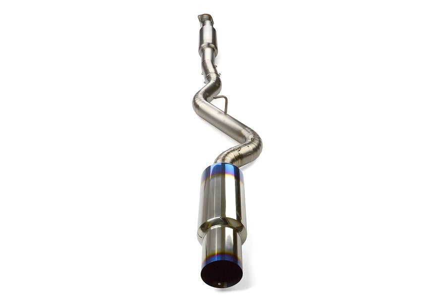 Tomei Expreme Ti Titanium Catback Exhaust - Burnt Tip - 2011-2014 Subaru WRX Hatchback / 2008-2014 STI Hatchback