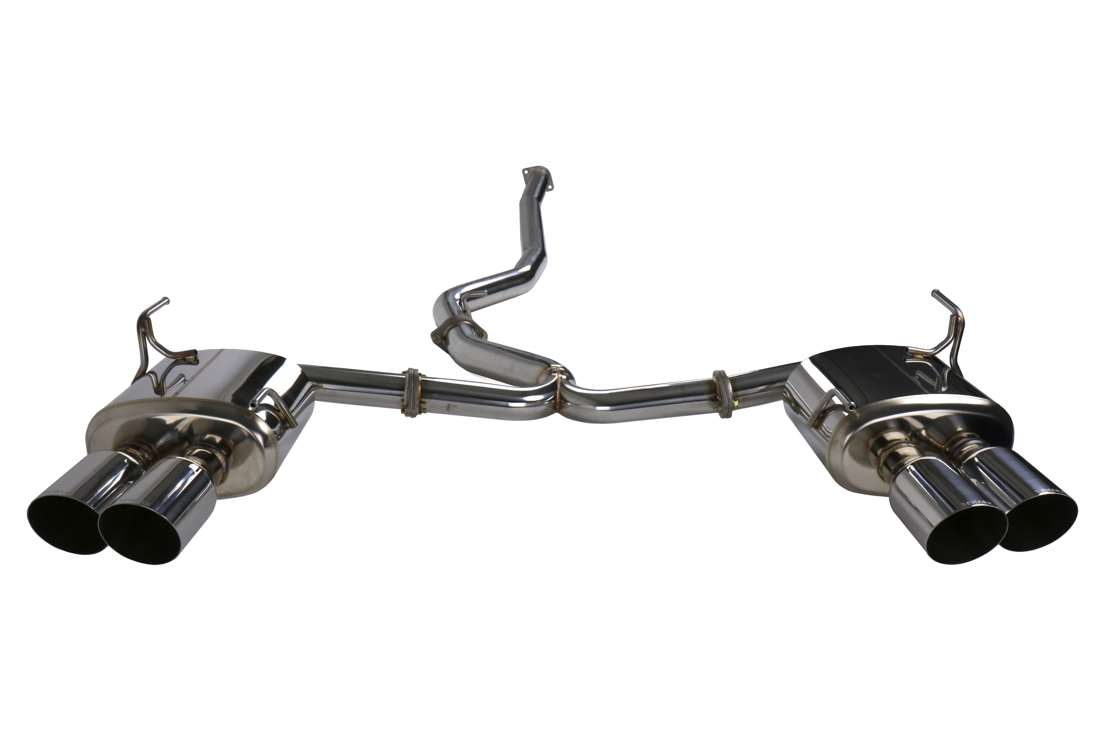 Remark 4 Inch Quad Exit Catback Exhaust System - 2015-2020 Subaru WRX / STI