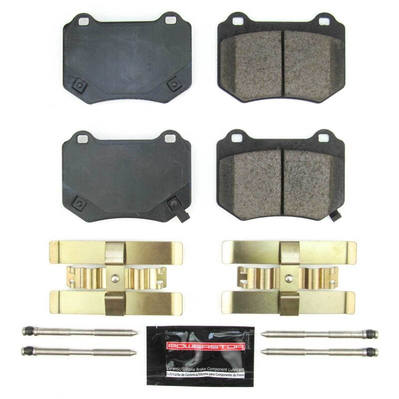 Power Stop Rear Z23 Evolution Sport Brake Pads w/Hardware - 2018-2021 Subaru STI / 2022-2026 Subaru WRX (TS/TR Only)
