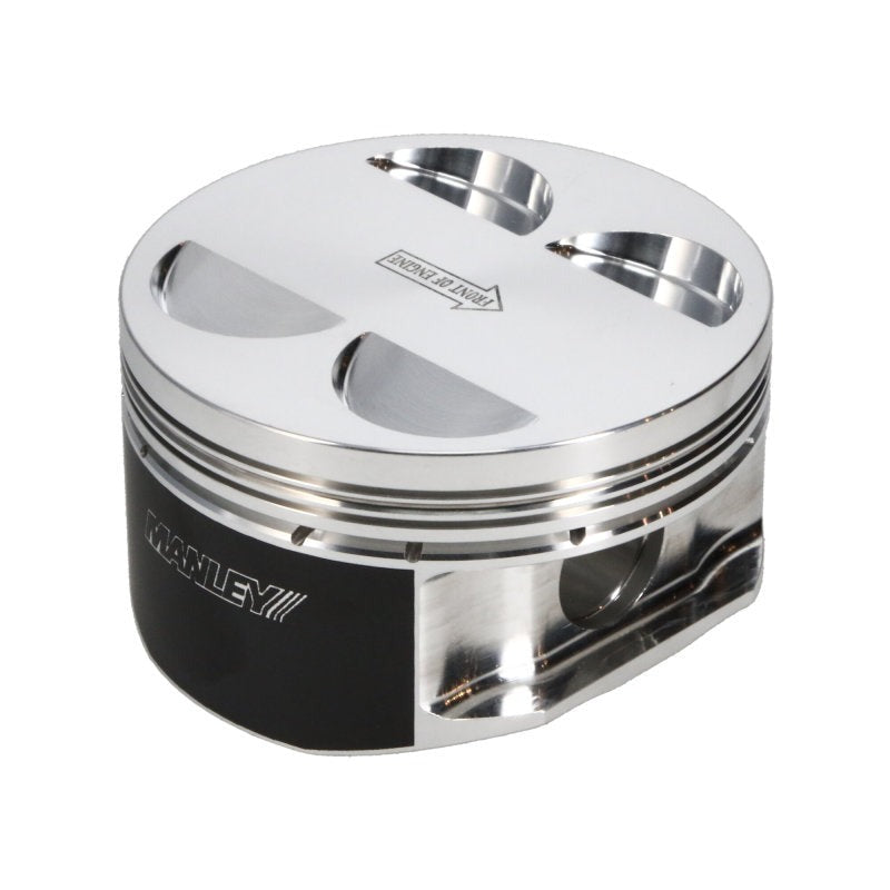 Manley 75mm DE-STROKED 99.75mm +.25mm Bore 9.8:1 Dish Piston Set w/ Rings - 2004-2021 Subaru STi (EJ257)