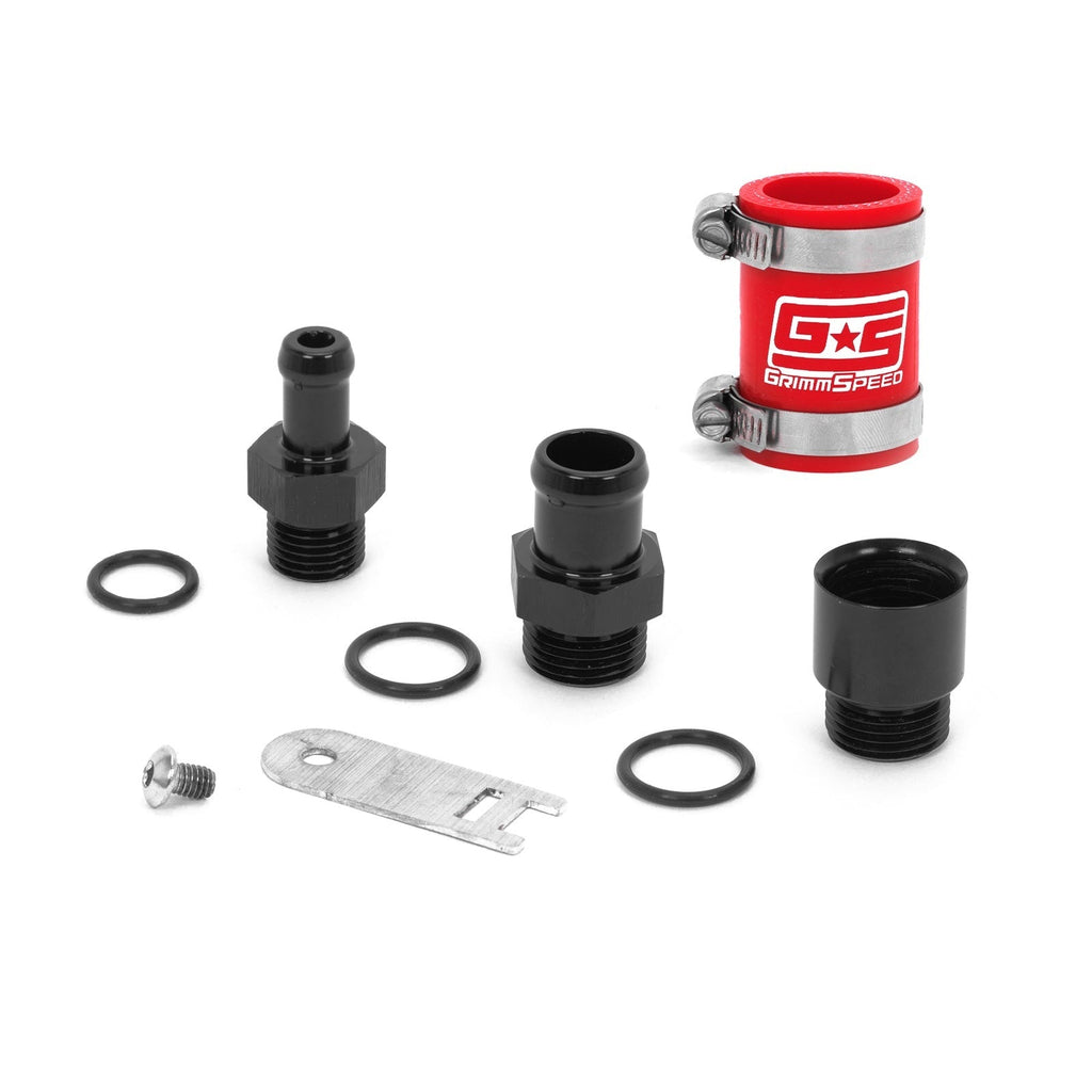 GrimmSpeed V2 Aluminum Turbo Inlet - 2015-2021 Subaru WRX / 2014-2018 Subaru Forester XT