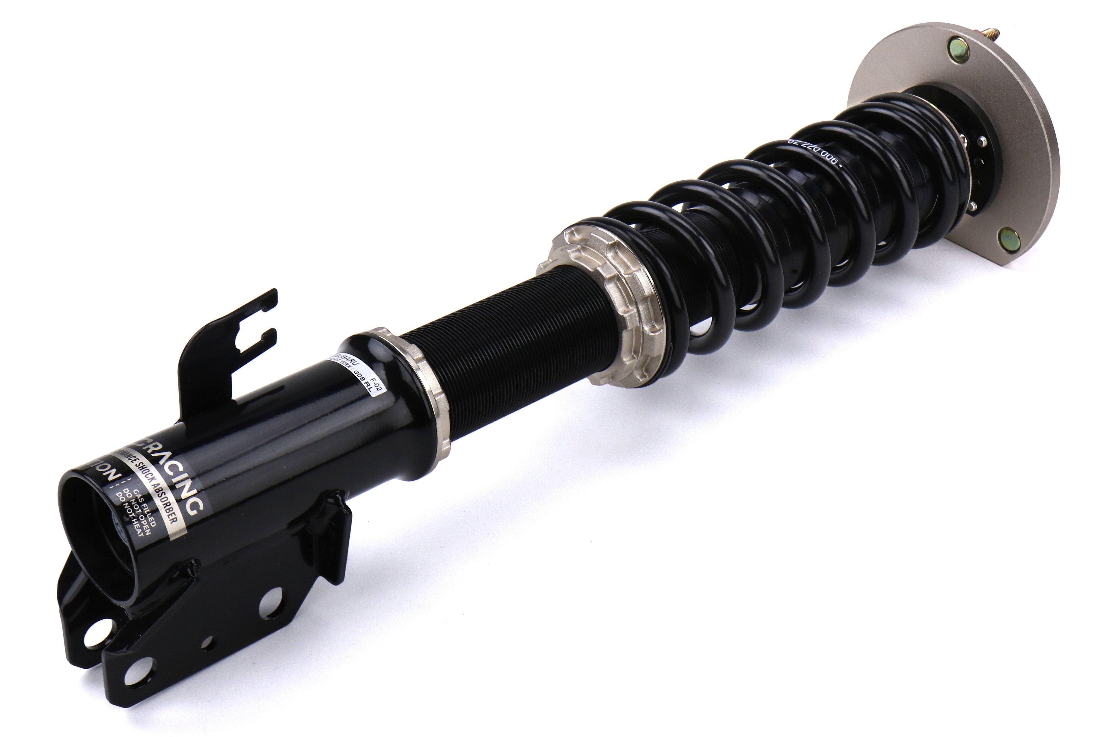 BC Racing BR Coilovers w/ Rear Camber Plates - 2002-2007 Subaru WRX / 2004 STI