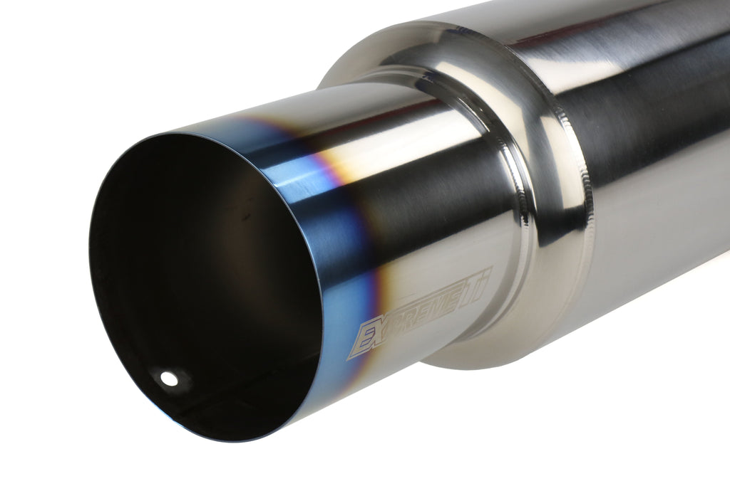 Tomei Expreme Ti Full Titanium Catback Exhaust System - Burnt Tip - 2002-2007 Subaru WRX / 2004-2007 STI