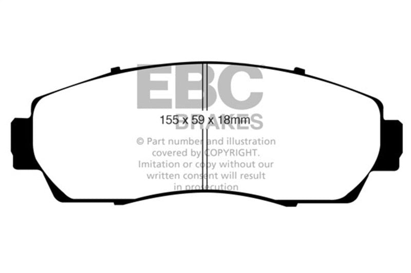 EBC Bluestuff Street & Track Day Brake Pads - 2016-2018 Subaru Legacy
