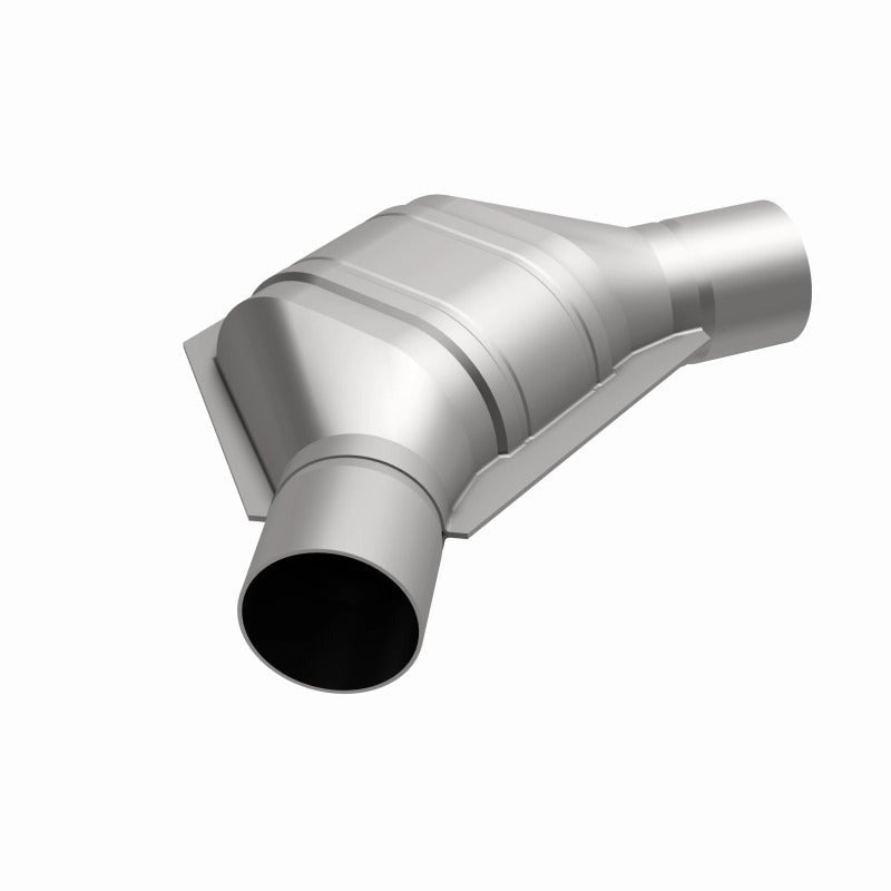 MagnaFlow Universal Catalytic Converter - 2.00in Angled In/Out Front - CARB Compliant