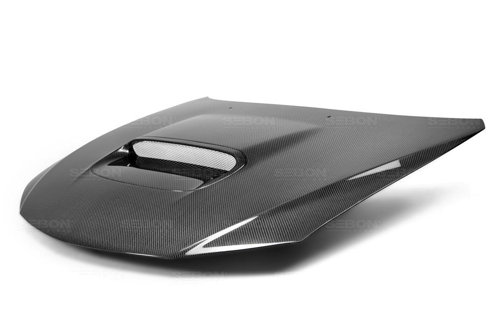 Seibon Carbon Fiber OE Style Hood - 2008-2014 Subaru WRX / STI