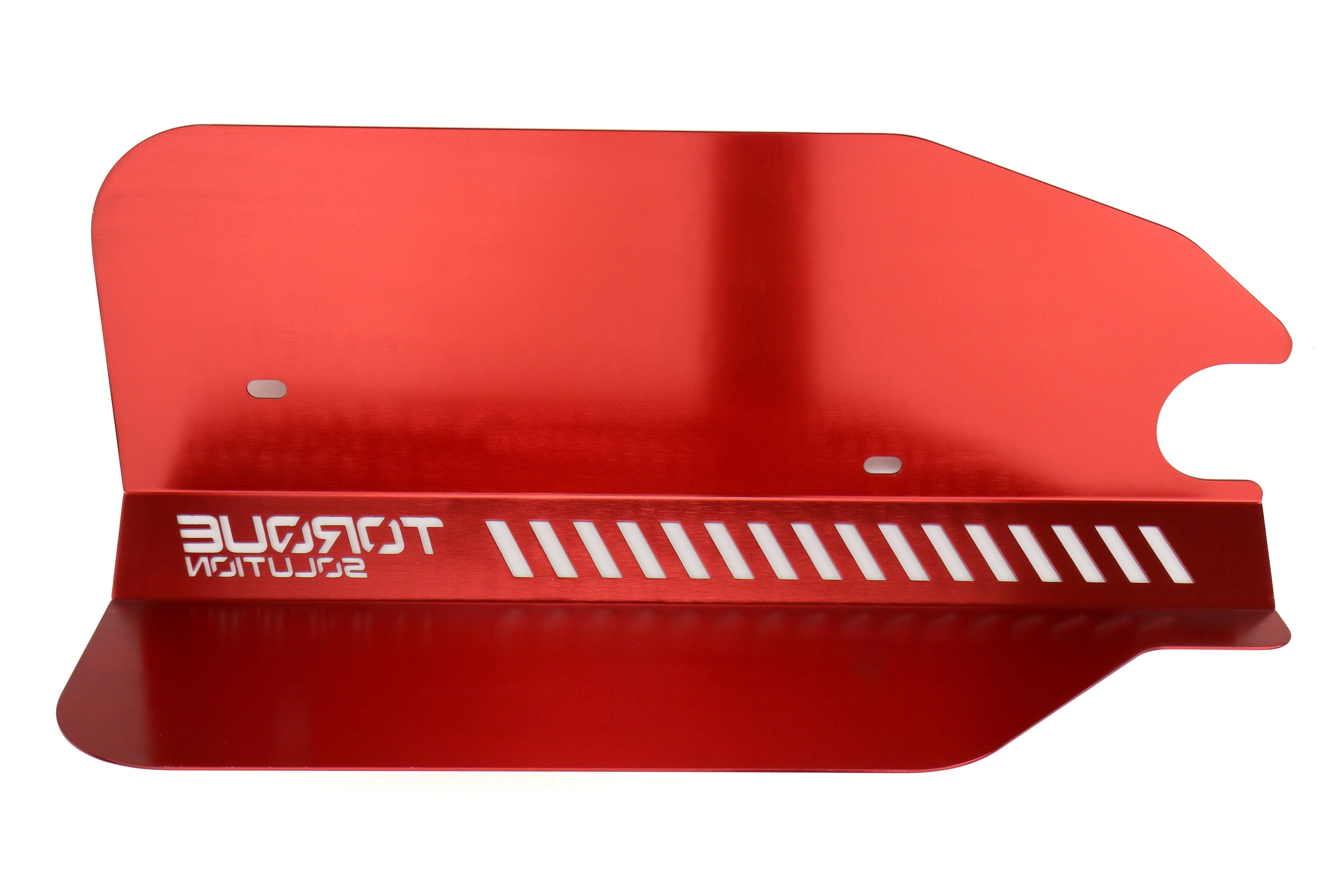 Torque Solution Engine Pulley Cover Red - 2015-2021 Subaru WRX / 2014-2018 Forester XT