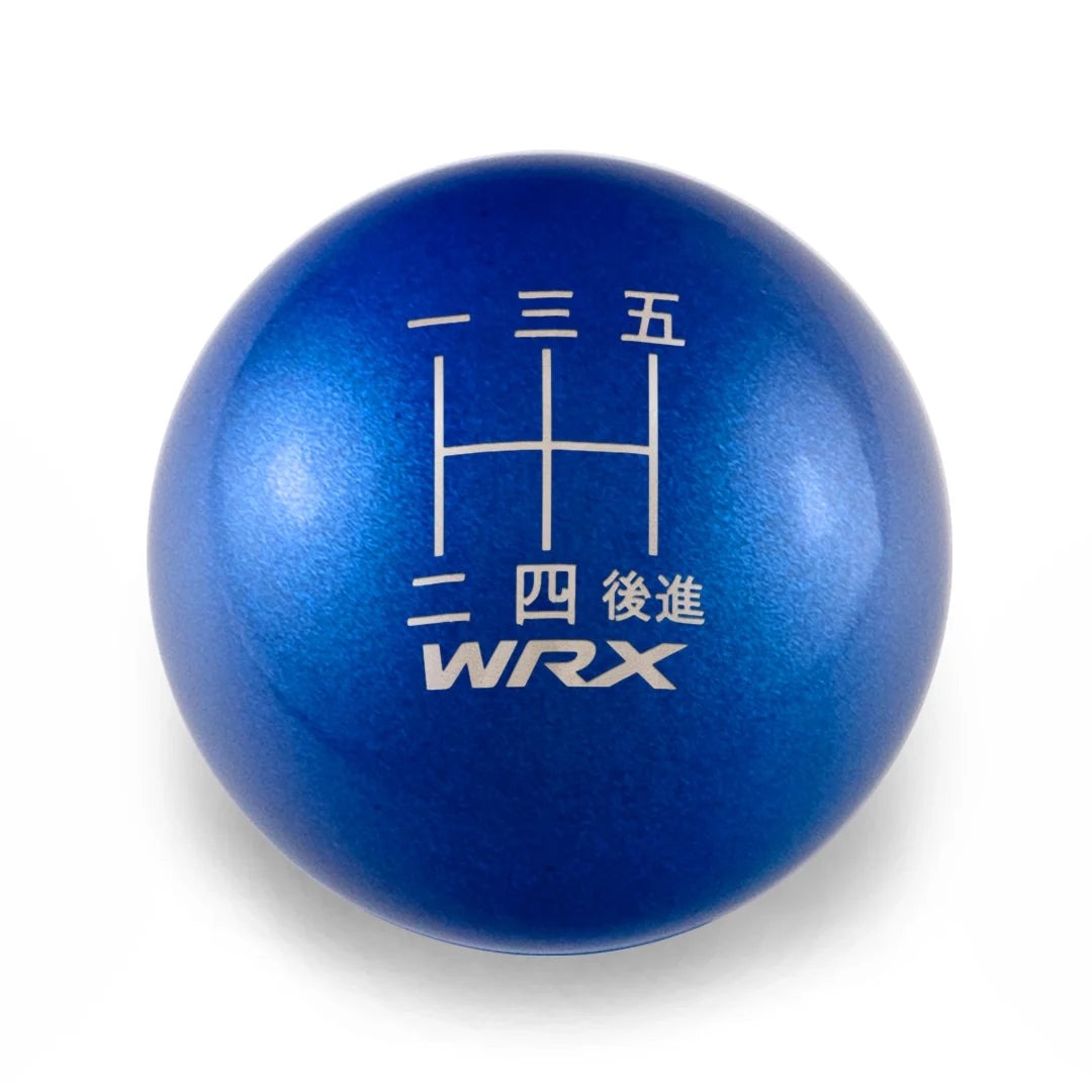 Billetworkz Weighted Shift Knob - 5 Speed WRX Japanese Engraving - Subaru WRX