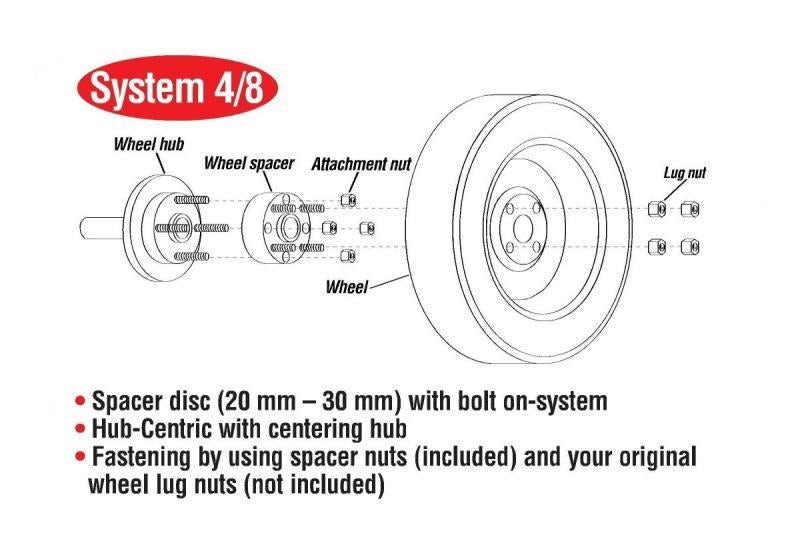 Eibach Pro-Spacer System - 5mm / 5x100 / Hub 56 - 2004-2007 Subaru WRX