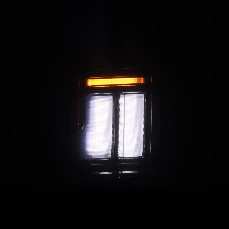 AlphaRex 05-15 Toyota Tacoma NOVA Prismatic LED Tail Lights - Alpha-Black