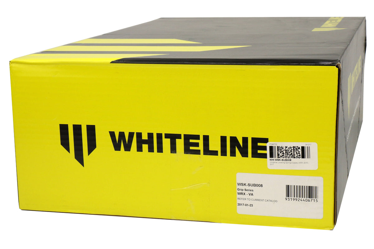 Whiteline Lowering Springs Kit - 2015-2021 Subaru WRX