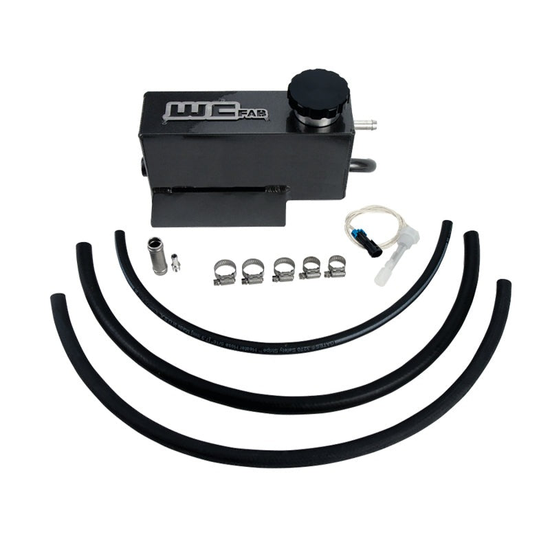 Wehrli 11-16 GM Duramax LML Twin Turbo Style Coolant Tank - RAW