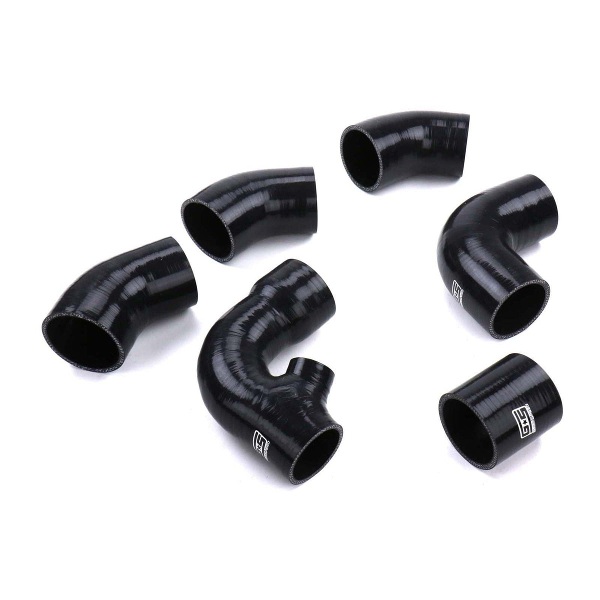 GrimmSpeed Front Mount Intercooler Pipe Kit Black - 2015-2021 Subaru WRX