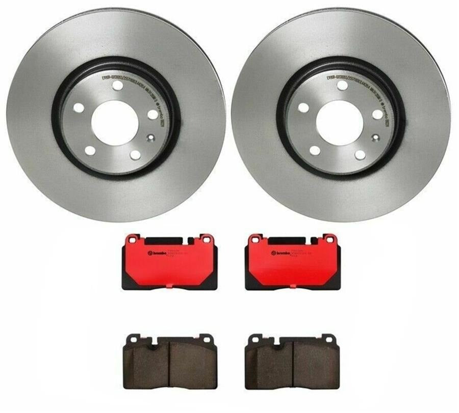Brembo OE Rear Disc Brake Kit with Ceramic Pads (300mm) - 2016-2021 Subaru WRX / 2015-2019 Legacy / Outback / 2019 Crosstrek